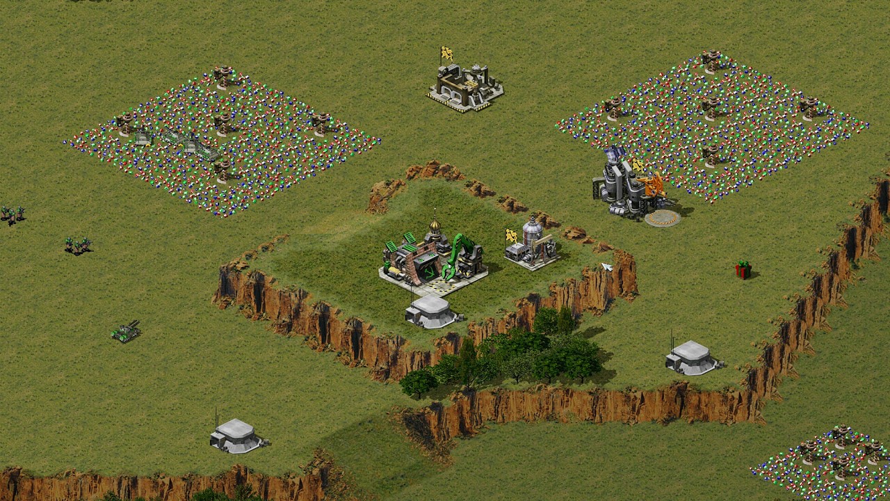 Red Alert 2 | Yuri's Revenge | 7 vs 1 - Extra hard ai - Random - Russia