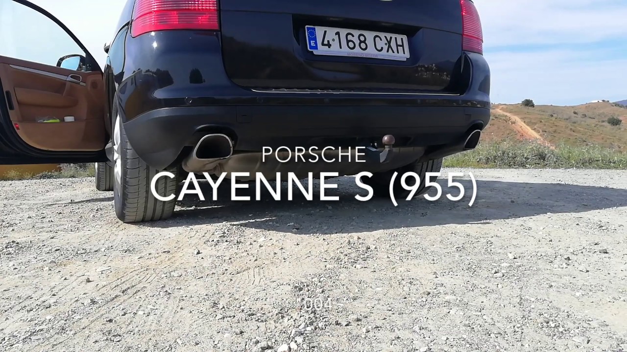 Porsche Cayenne S (955) Startup and Brutal Sound with original exhaust