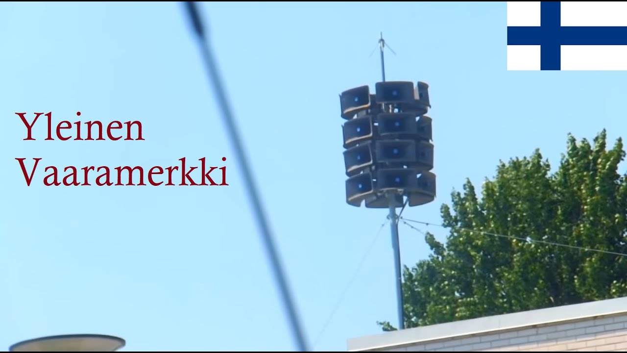 Suomi Yleinen Vaaramerkki // Finland General Warning // Finnland Allgemeiner Alarm