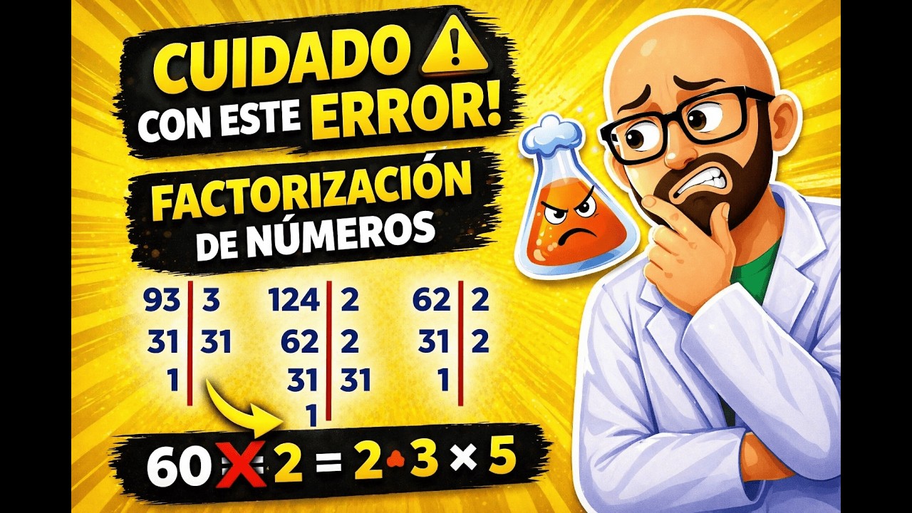 ❌ Estás haciendo mal la factorización (1º ESO)