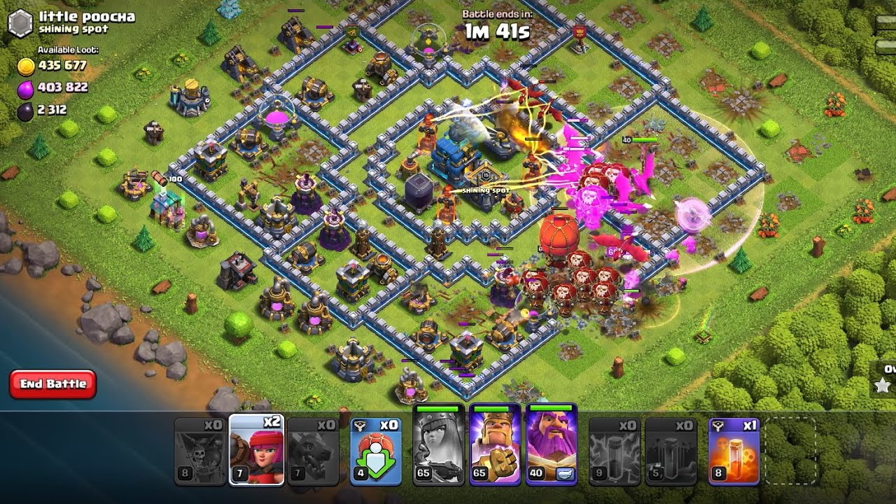 Giant Arrow Lvl 13 & 10 Star Bonus Attacks Clash of Clans COC Gameplay