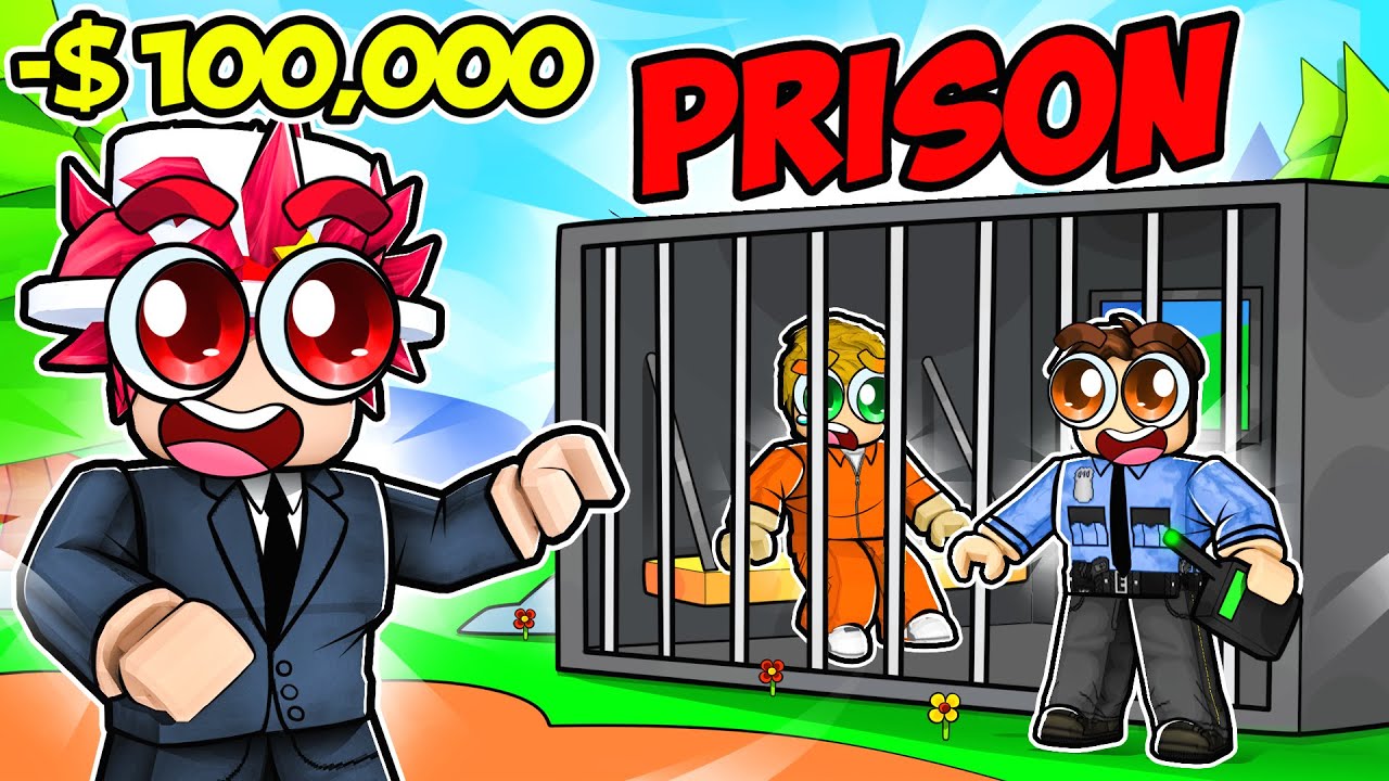 Потрачу 100 000 долларов на строительство САМОЙ БОЛЬШОЙ ТЮРЬМЫ в Roblox!