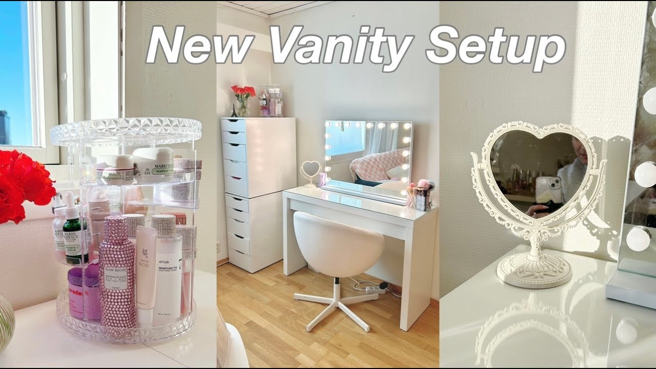 Setting up my new VANITY...again...