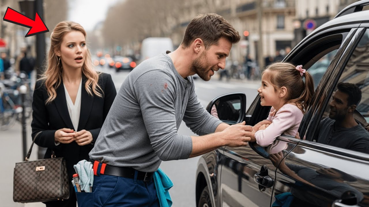 Père Célibataire Concierge Répara Gratuitement La Voiture — Puis La Fillette Chuchota: “Épouse-La”