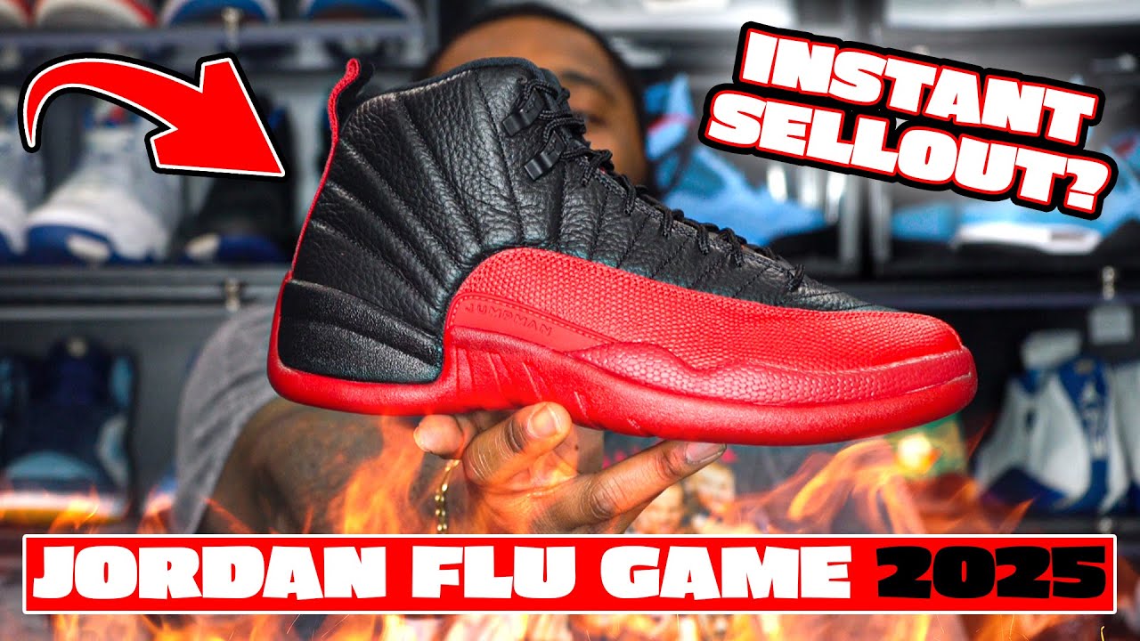 FIRST LOOK! AIR JORDAN 12 FLU GAME 2025! Or Was It Pizza?