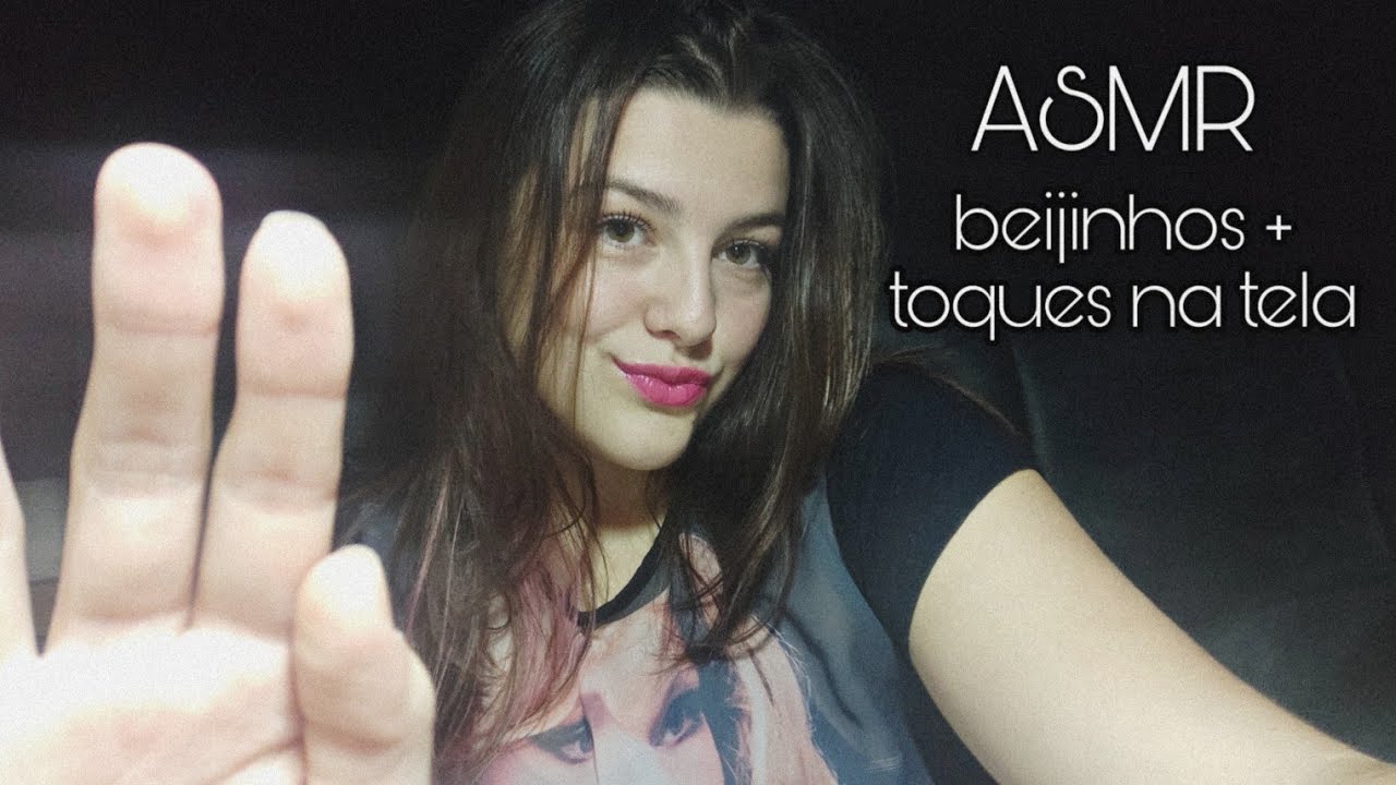 ASMR • BEIJINHOS + TOQUES NA TELA + WET MOUTH SOUNDS