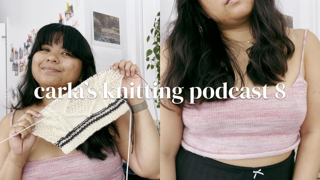 boring socks, sophie shawl, second folklore cardigan | carla’s knitting podcast 8