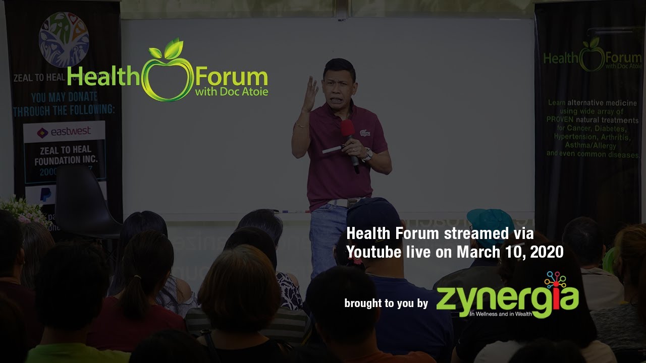 🍏〔LIVE〕10–MAR–20 | Health Forum with Doc Atoie