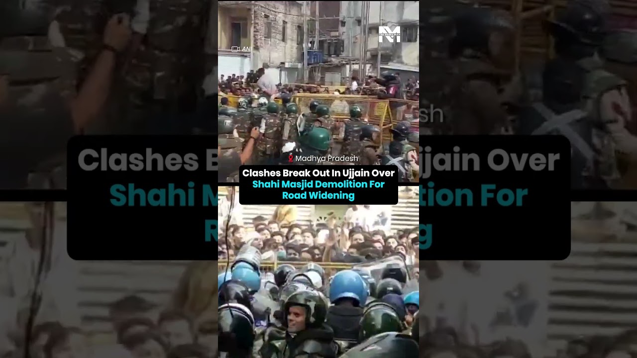 Ujjain Tension: Crowd Clashes With Police Over Shahi Masjid Row