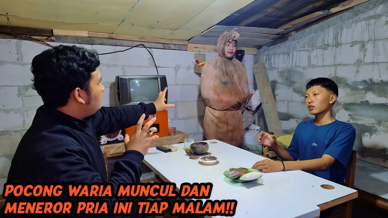 POCONG WARIA GENTAYANGAN CARI KORBAN, MENEROR PRIA INI SETIAP MALAM!
