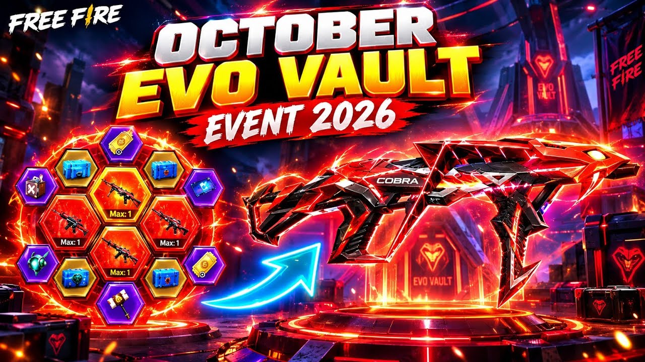 Next Evo vault event🔥🤯 | October Evo vault event 2026 | ff next evo vault | cobra mp40 return
