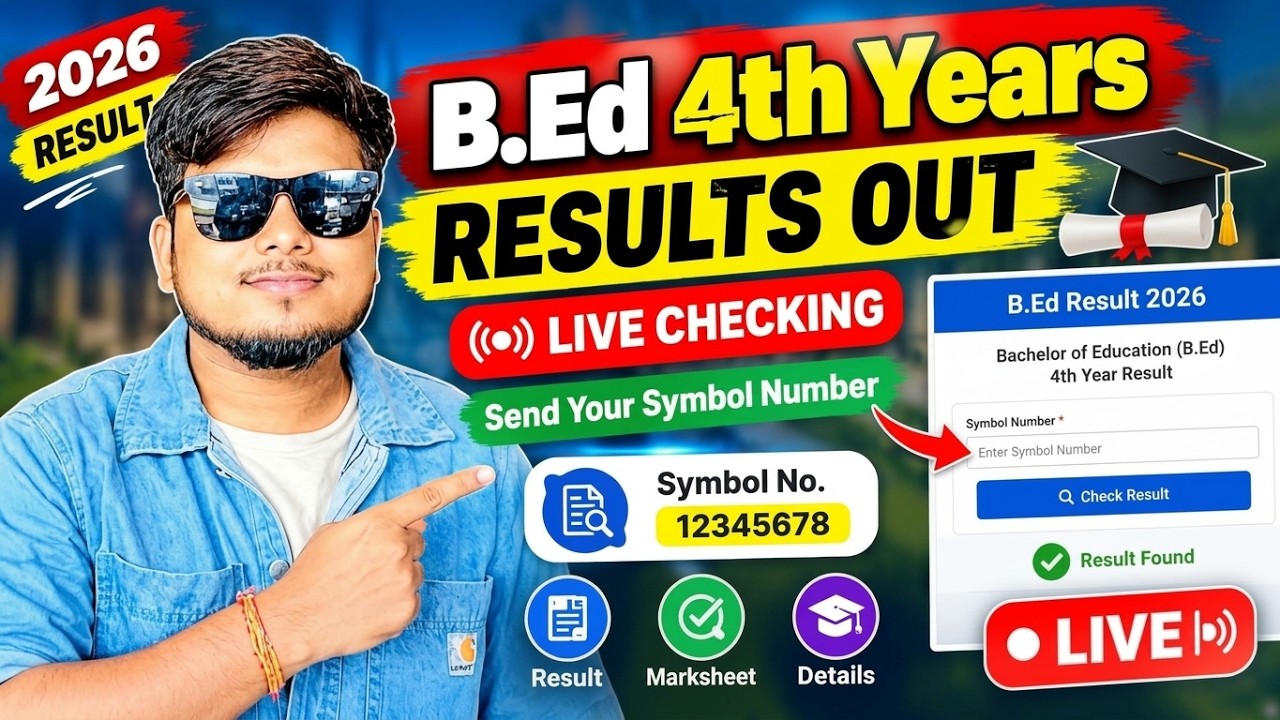 Tribhuvan University Published 4-Year B.Sc. 4th Year (Regular & Partial) Exam Results 2082