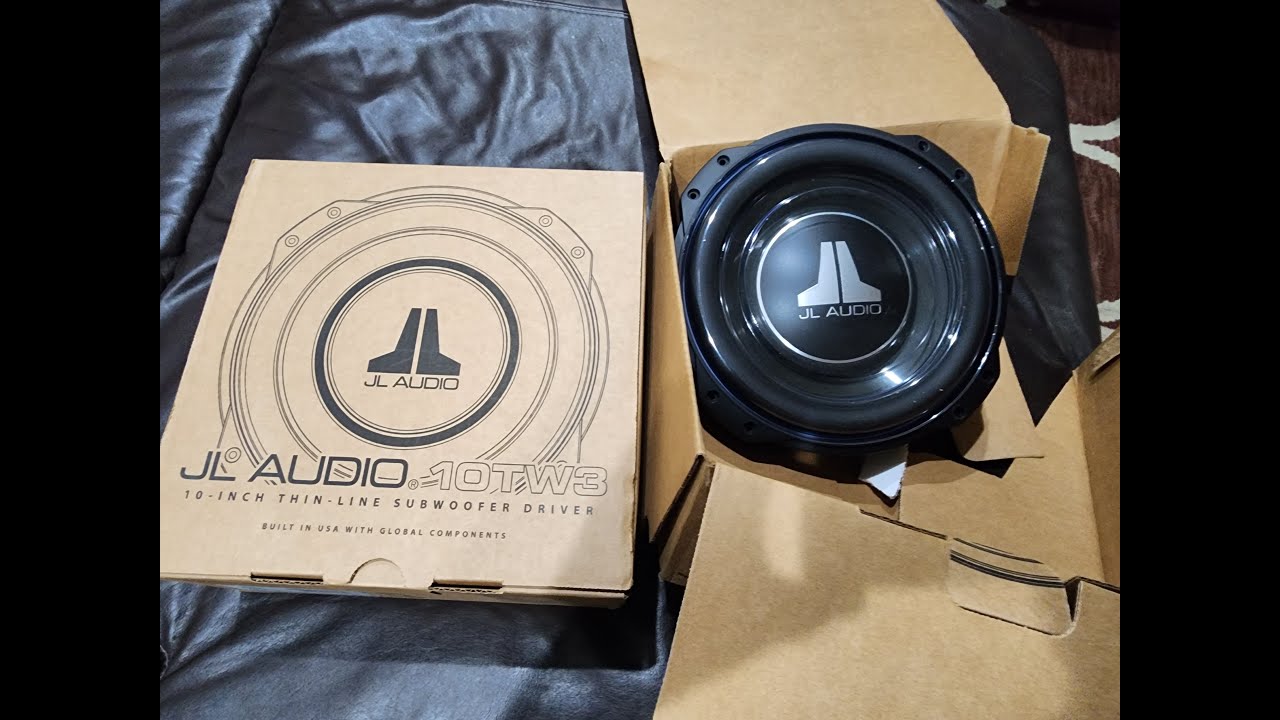 JL Audio 10TW3-D4 Unboxing Best Shallow Mount Sub!!! #bass #jlaudio