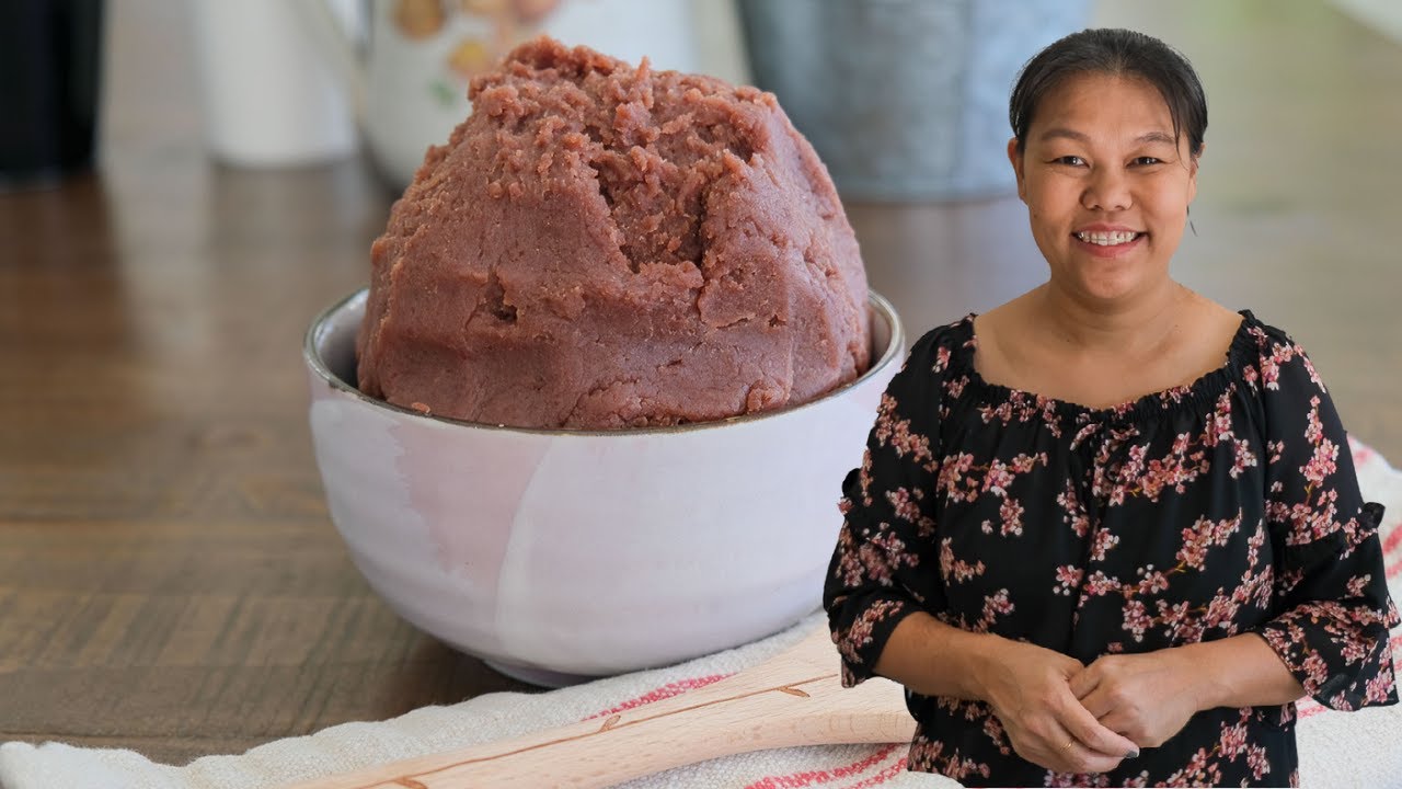 Sweet Red Bean Filling (for Sesame Balls) - Episode 248