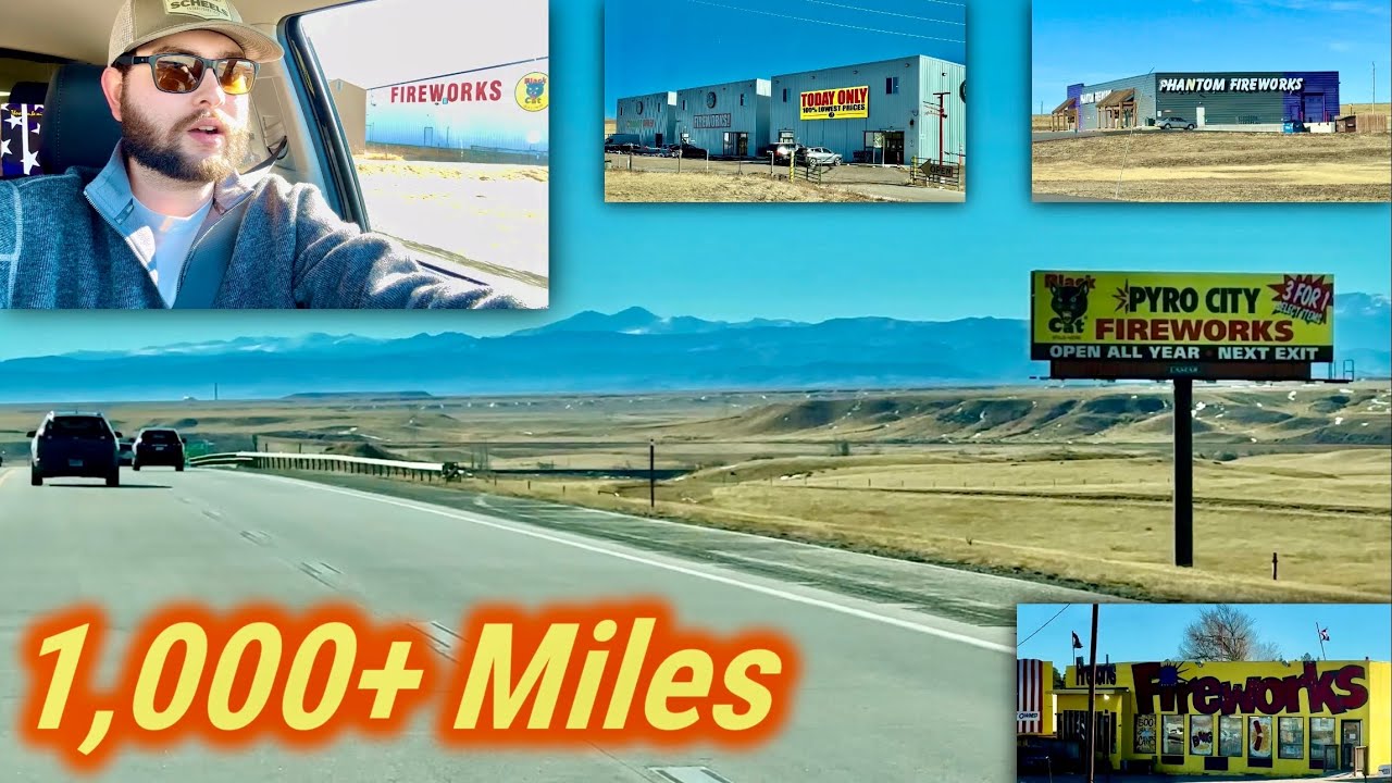 ROAD TRIPPING FOR FIREWORKS! WHOLESALE, PHANTOM, JURASSIC STORES