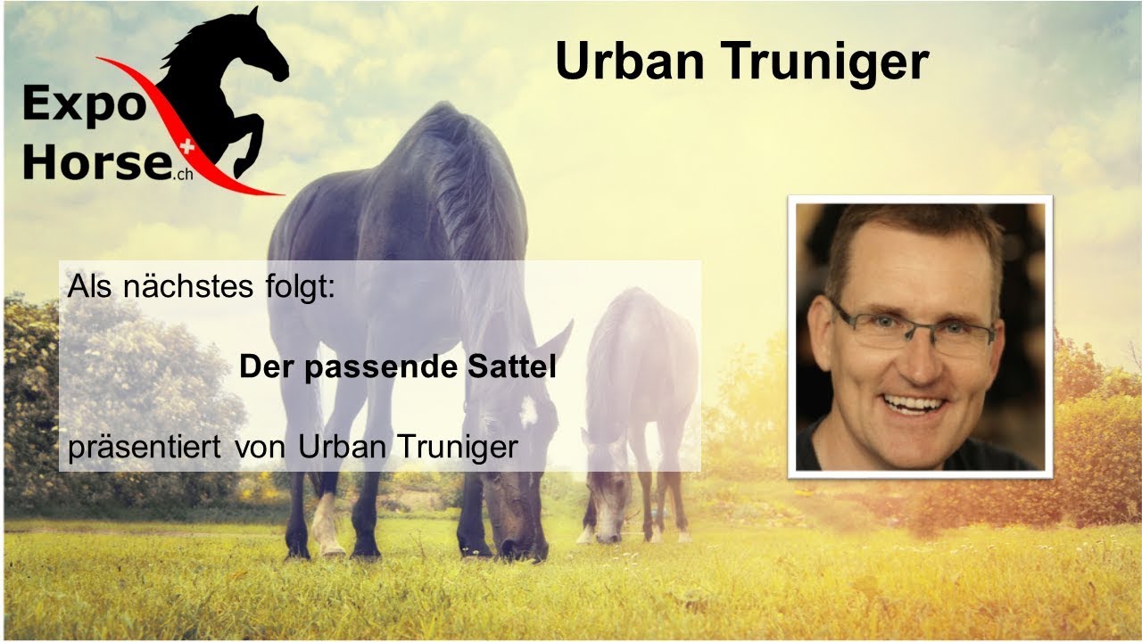 ExpoHorse Vortrag 2017: Sattelbau - Grenzen und Möglichkeiten von Urban Truniger (Equinomic)