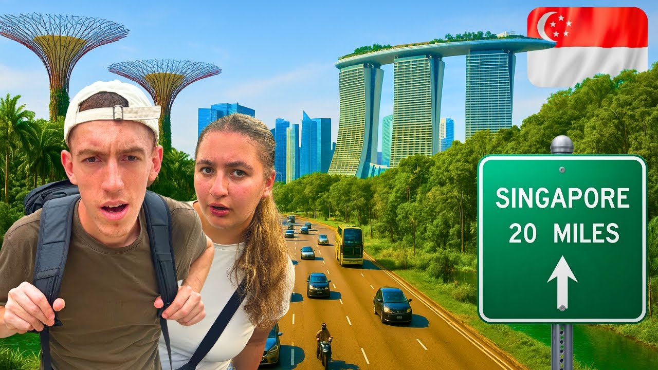Мы прошли пешком ВСЮ ЭТУ страну🇸🇬