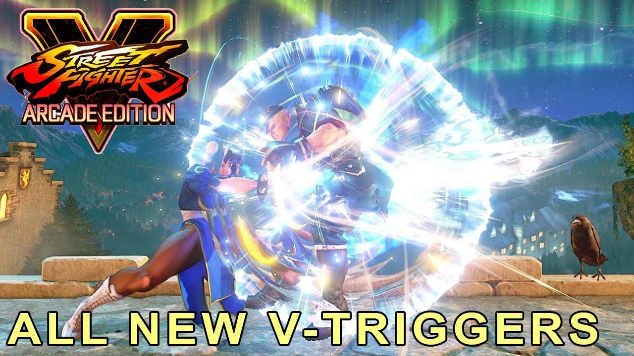 Street Fighter V - All new V-Triggers of all characters in video