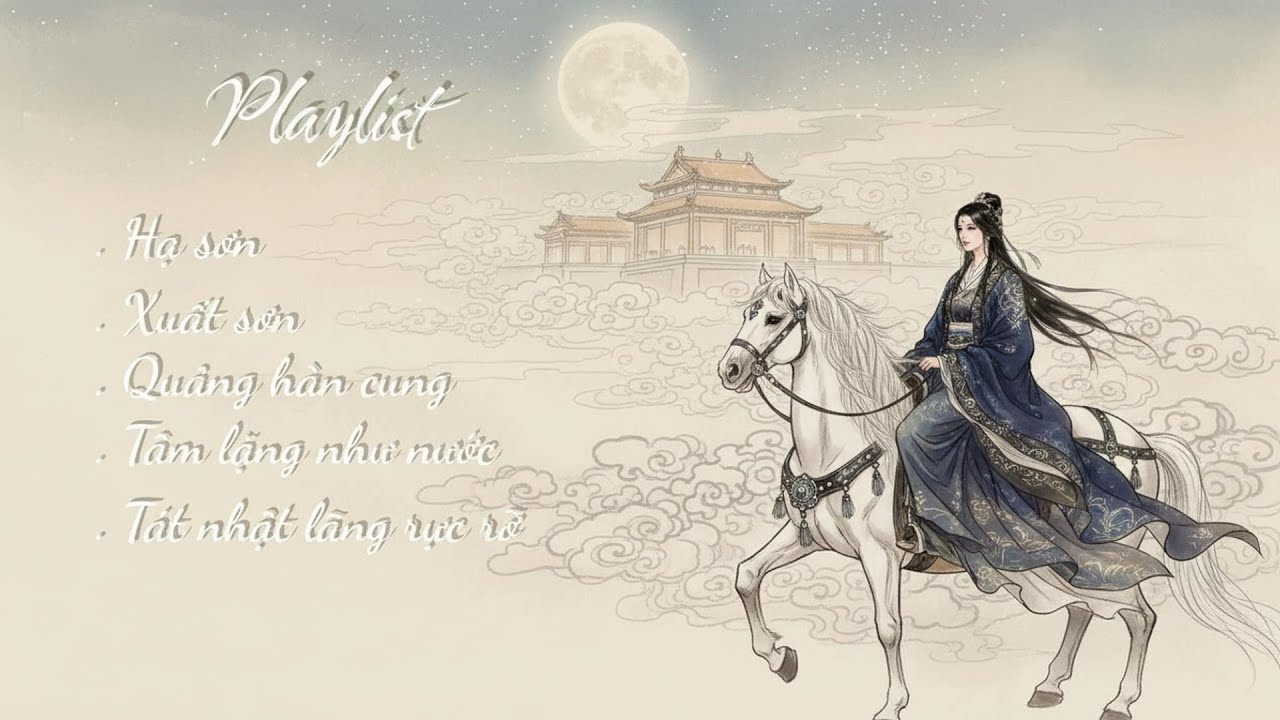 Playlist] Nhạc trung  -  hạ sơn, xuất sơn, quảng hàn cung, tâm lặng như nước,  ... #xuhướng