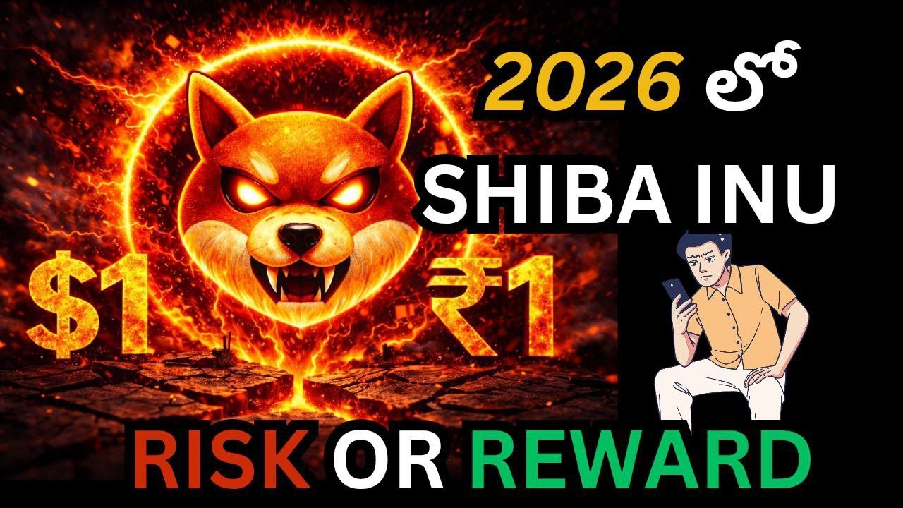 Shiba Inu ₹1 or  $1| Shiba Inu 2026 Price Prediction | Shiba coin News in తెలుగు