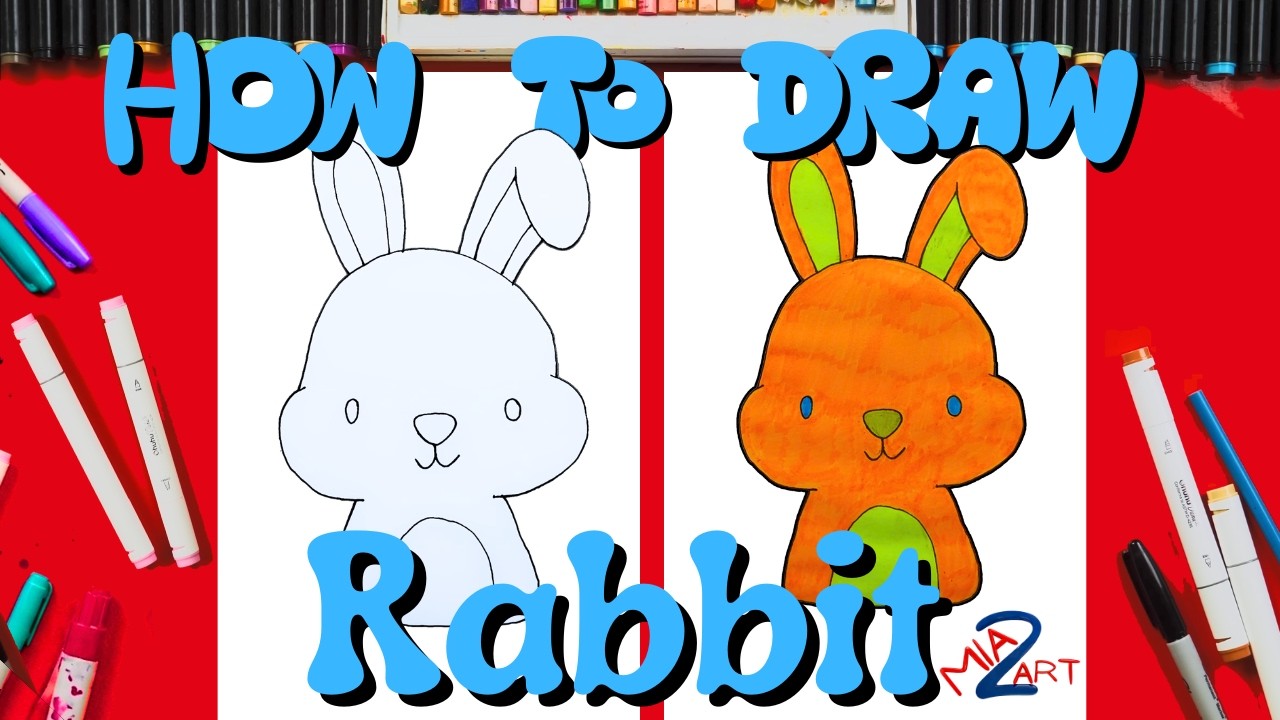 How to Draw a Rabbit Step by Step | Easy Bunny Drawing Tutorial for Beginners