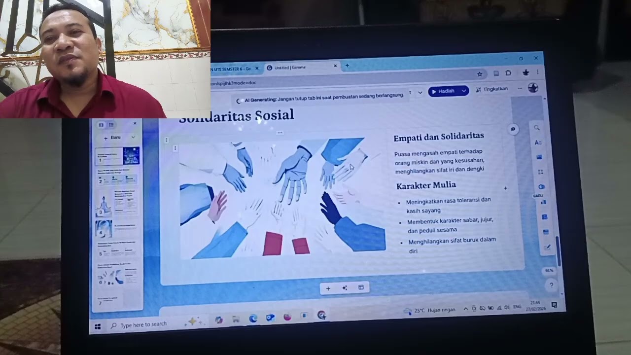 Belajar edukasi tentang gamma.ai