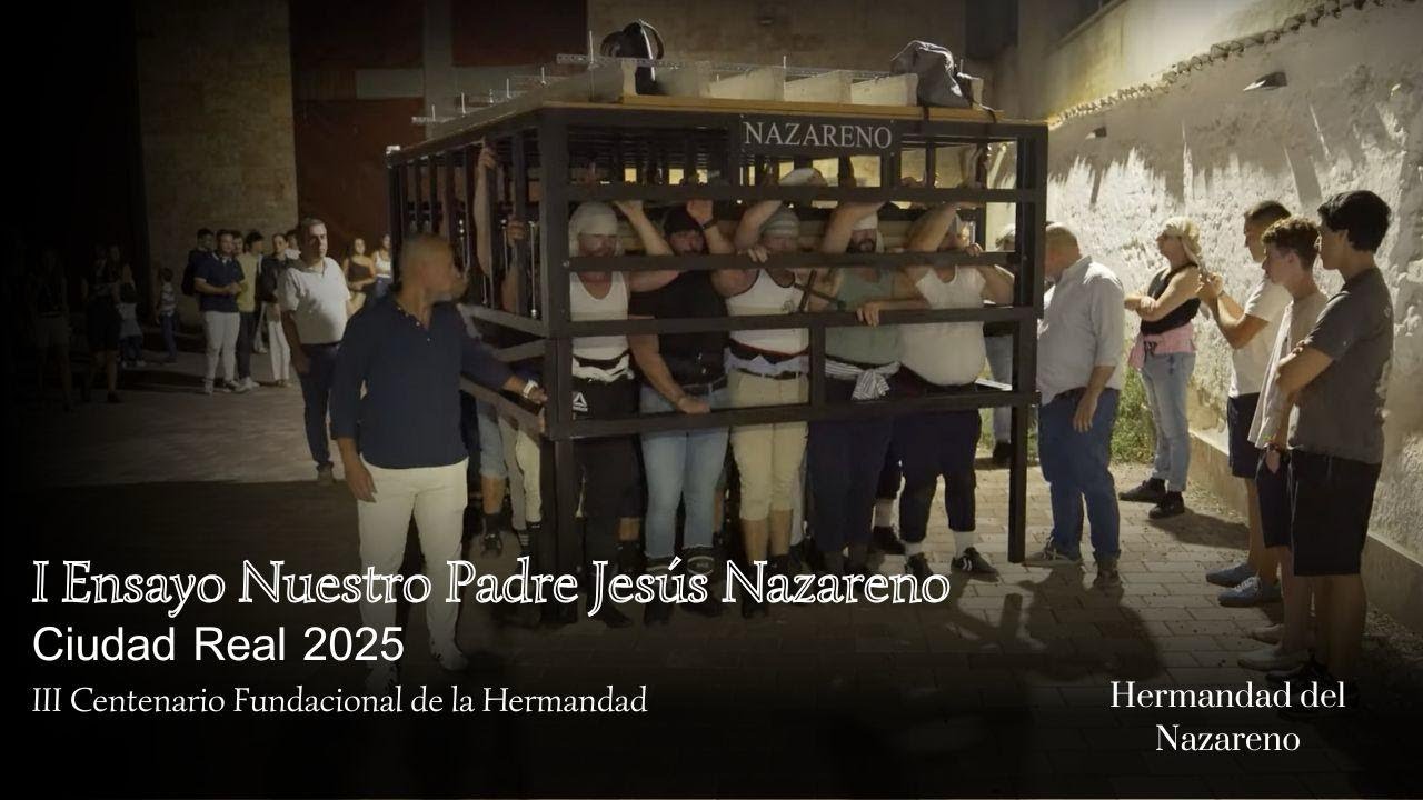 4K | ENSAYO NAZARENO DE CIUDAD REAL | EXTRAORDINARIA 2025