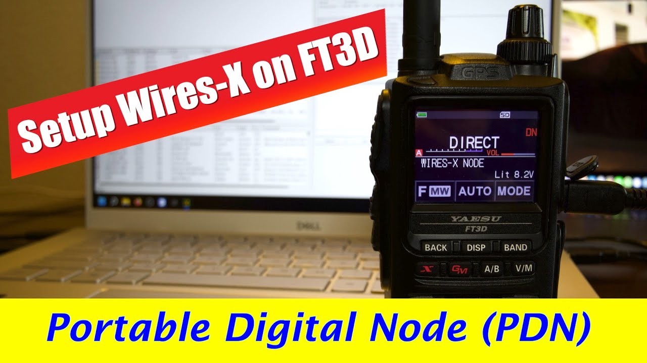 Как настроить Wires-X на Yaesu FT3D | Портативный цифровой режим (PDN) | Прямой режим Wires-X