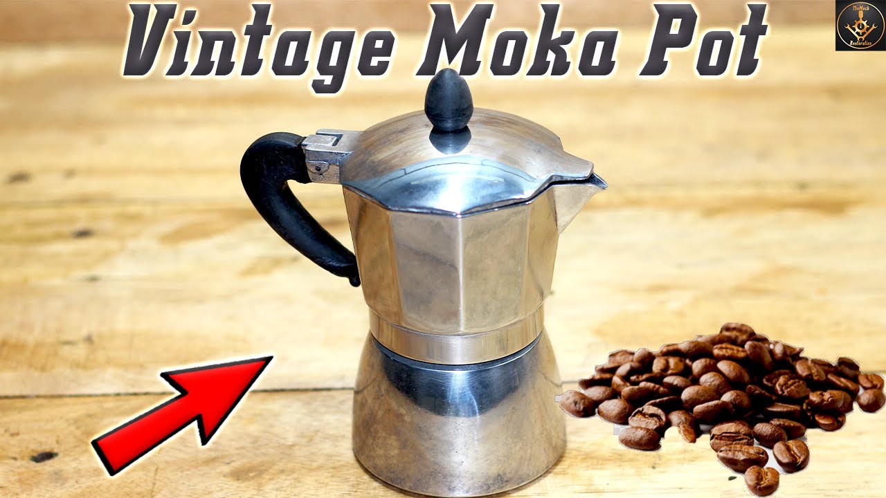 Vintage Italian Moka Pot Restoration | Easy Coffee Maker Restore