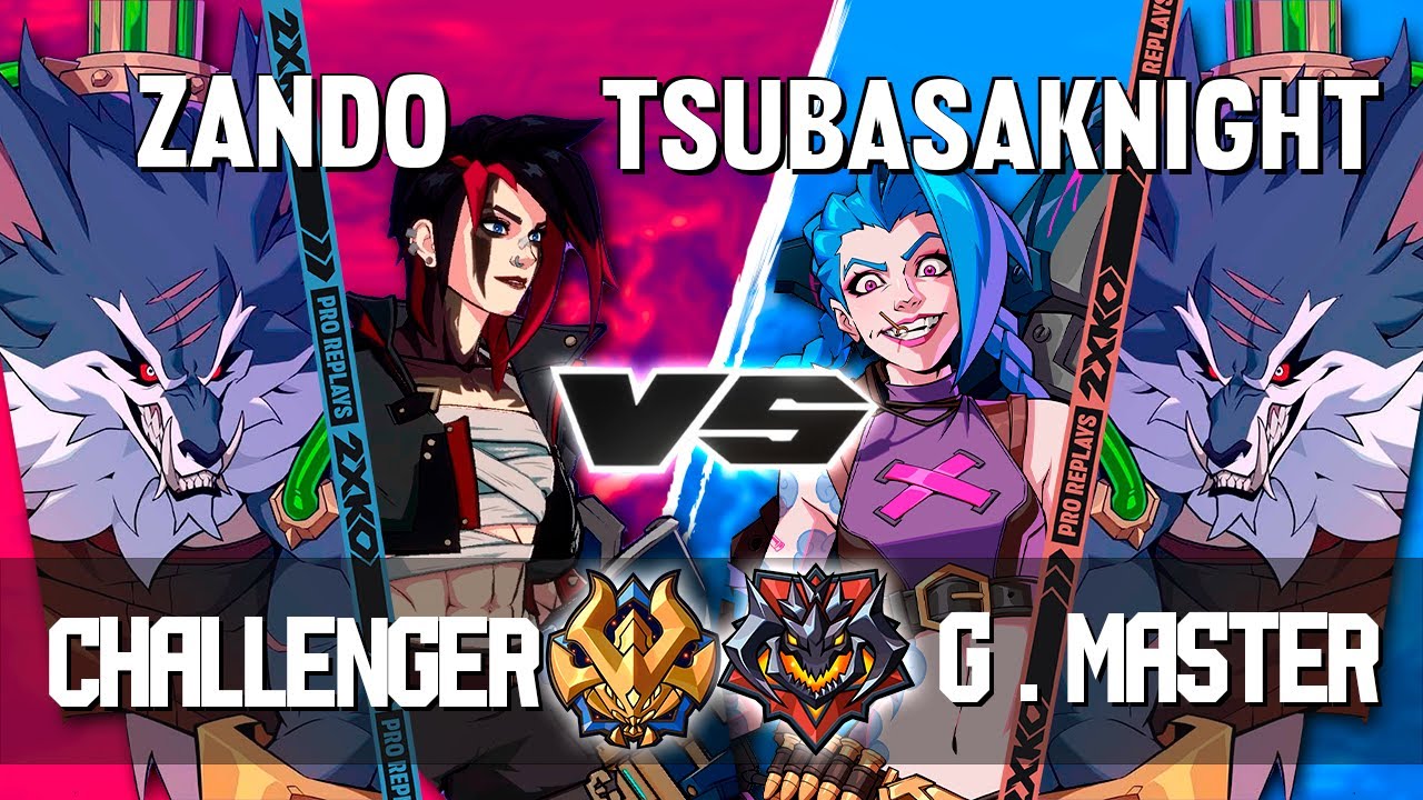 2XKO ▰ ZANDO (Vi-Warwick) vs TSUBASAKNIGHT (Jinx-Warwick) ▰ 2XKO Pro level replays