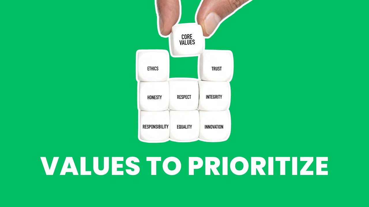 What are the key values to prioritize in a workplace?