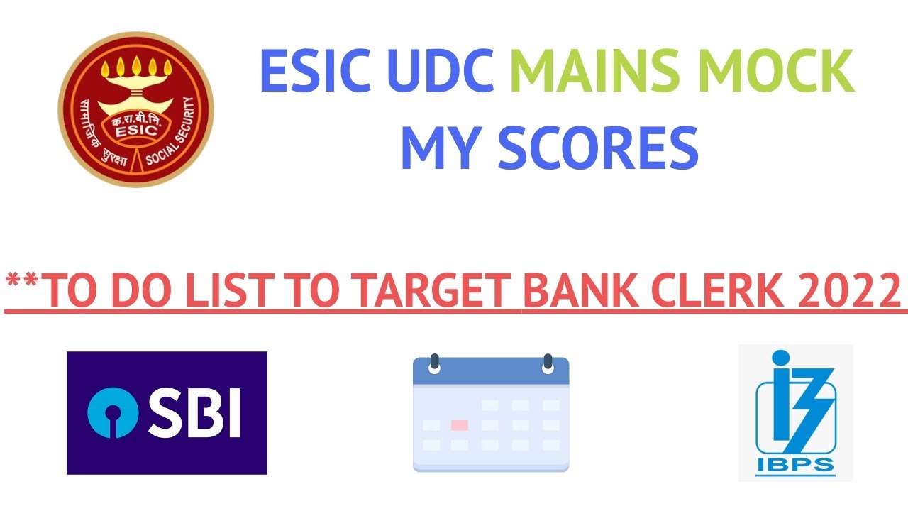 ESIC UDC MAINS MOCK TEST SCORES #ESIUDCMAINS #ESICUDC2022