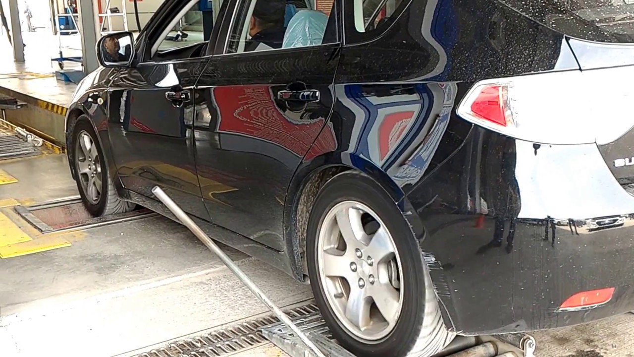 Subaru Impreza 2008 1.5R Manuel Vites TüvTürk Fren Muayene Testi
