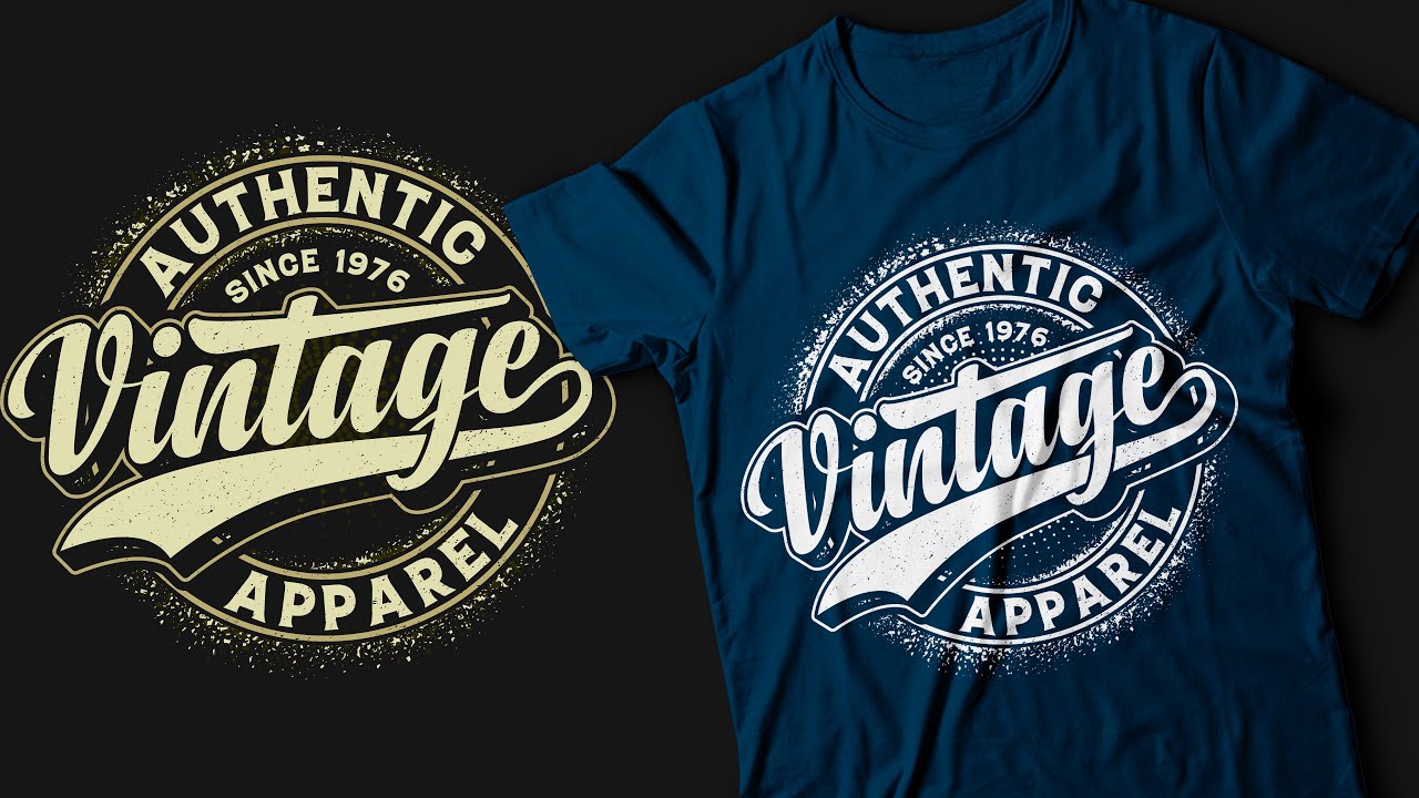 Vintage T-Shirt Design Bngala || Adobe Illustrator Tutorial || #tshirt #tshirtdesign #trazgraphics