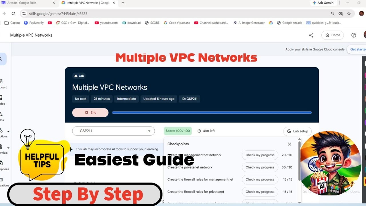 Multiple VPC Networks | #GSP211 #qwiklabsarcade2026 #stepbystep 