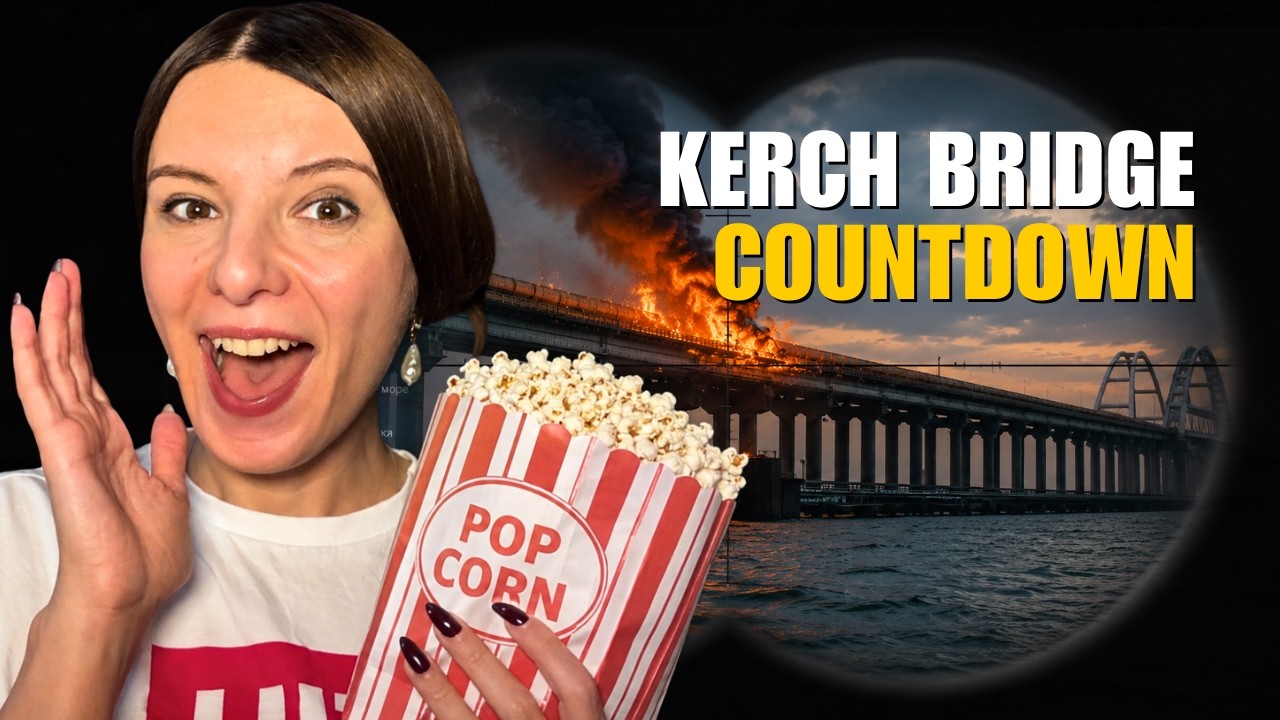 KERCH BRIDGE NOW: EXPLOSIONS, FIRE, CRIMEA PANIC Vlog 1447: War in Ukraine