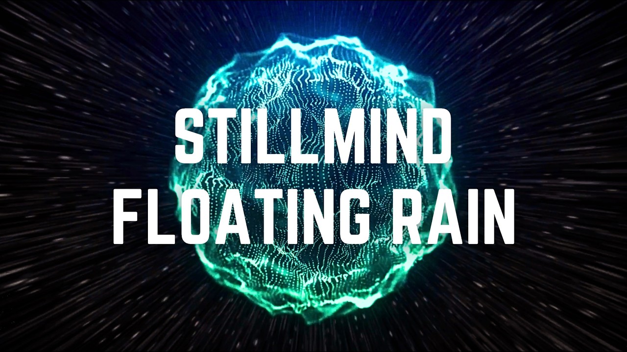 STILLMIND FLOATING RAIN | 12 Hours | Black Screen | No Midway Ads | Sleep/ Calm Anxiety/ Focus