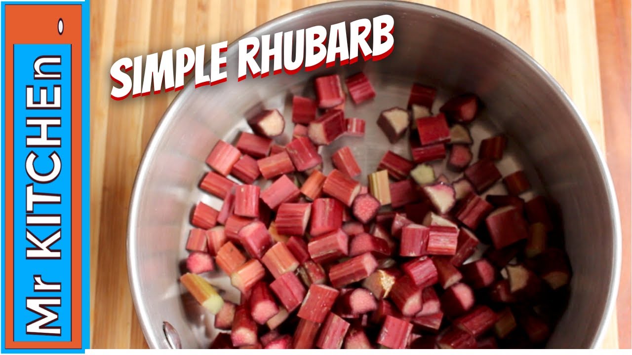 HOW TO STEW RHUBARB - a simple recipe