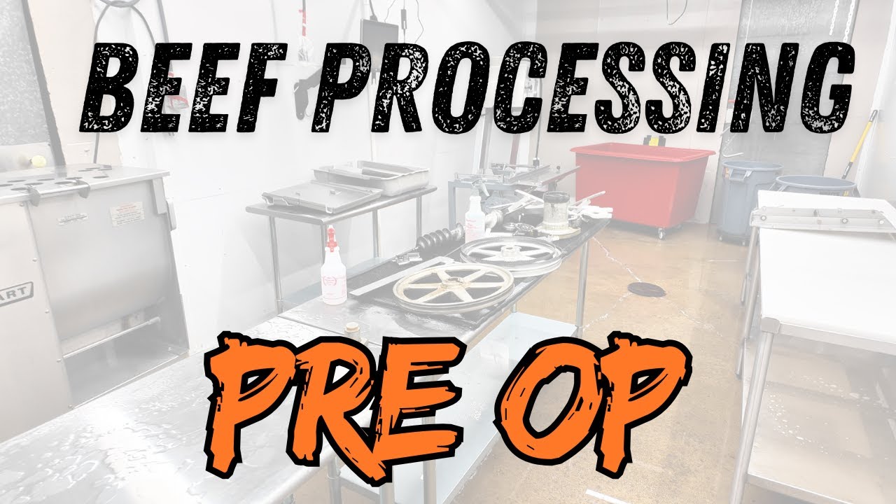 USDA Beef Processing Pre Operational Inspection