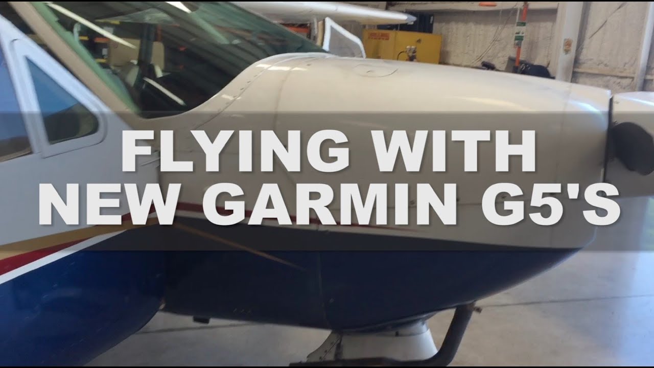 Flying with new Garmin G5's