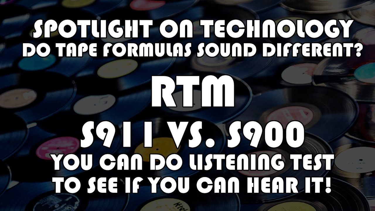 RTM Tape Formula Comparison (Part 1)