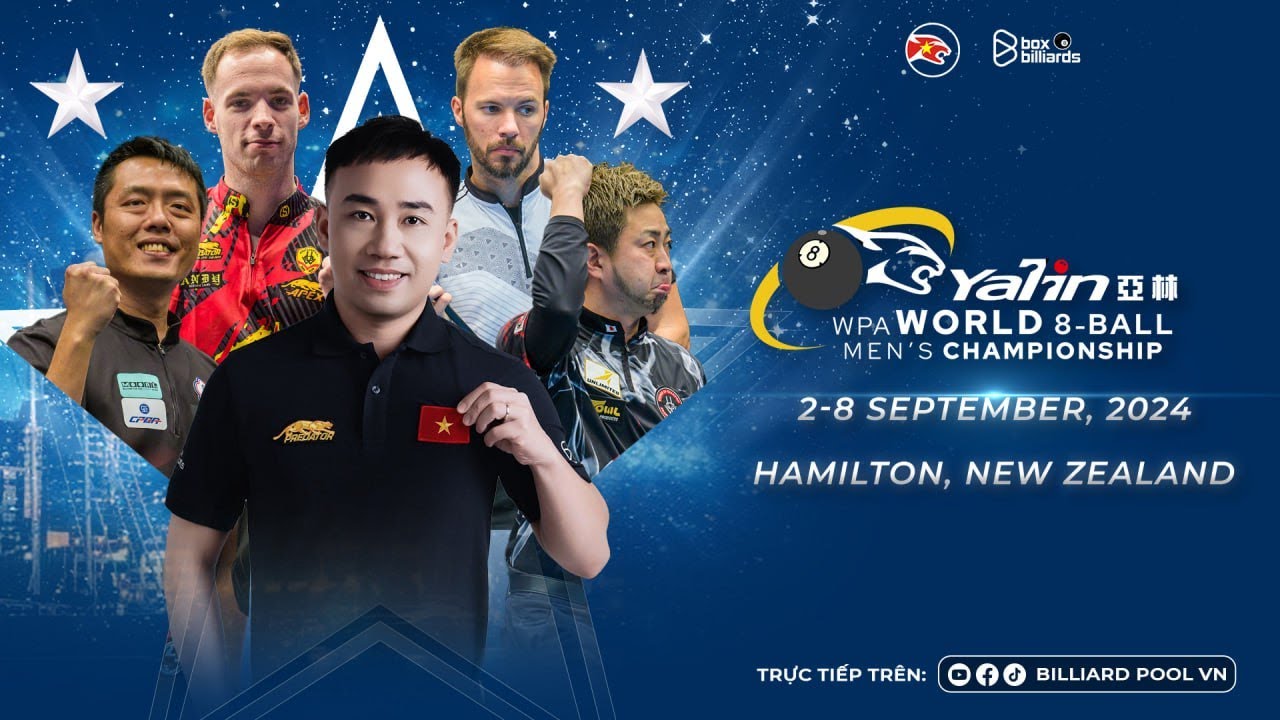 TRỰC TIẾP 1 | KENKO SUZUKI VS CARLO BIADO | WORLD 8-BALL MEN'S CHAMPIONSHIPS