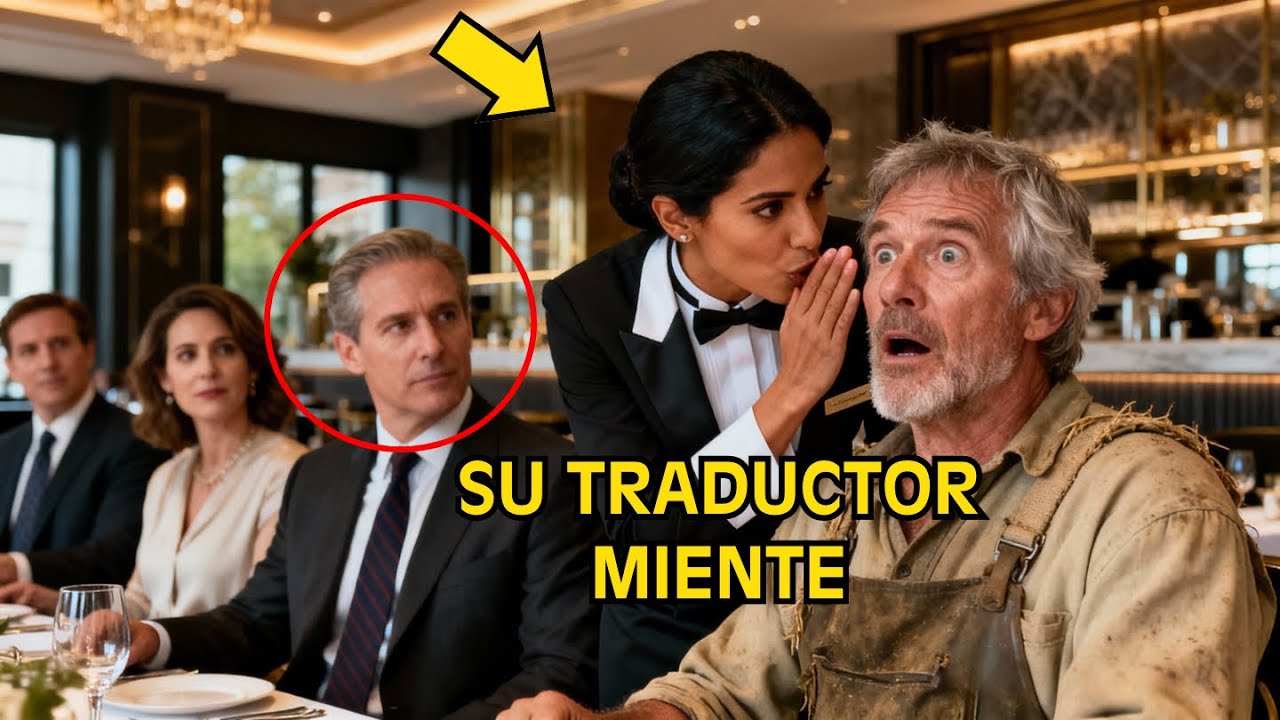 LA MESERA LE ADVIRTIÓ ANTES DE FIRMAR EL CONTRATO EN INGLÉS..TODO EL RESTAURANTE QUEDÓ ASOMBRADO POR