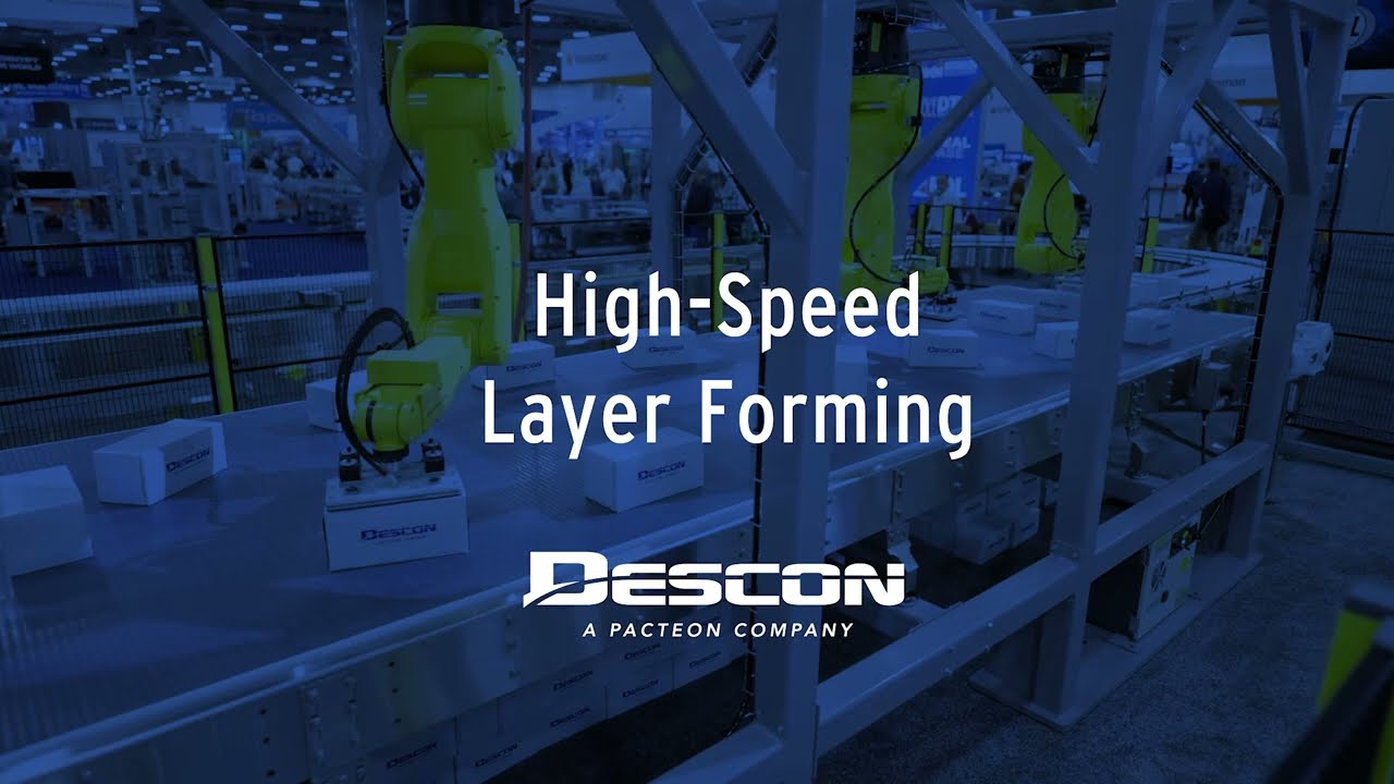 DESCON - High Speed Layer Forming to Palletizer