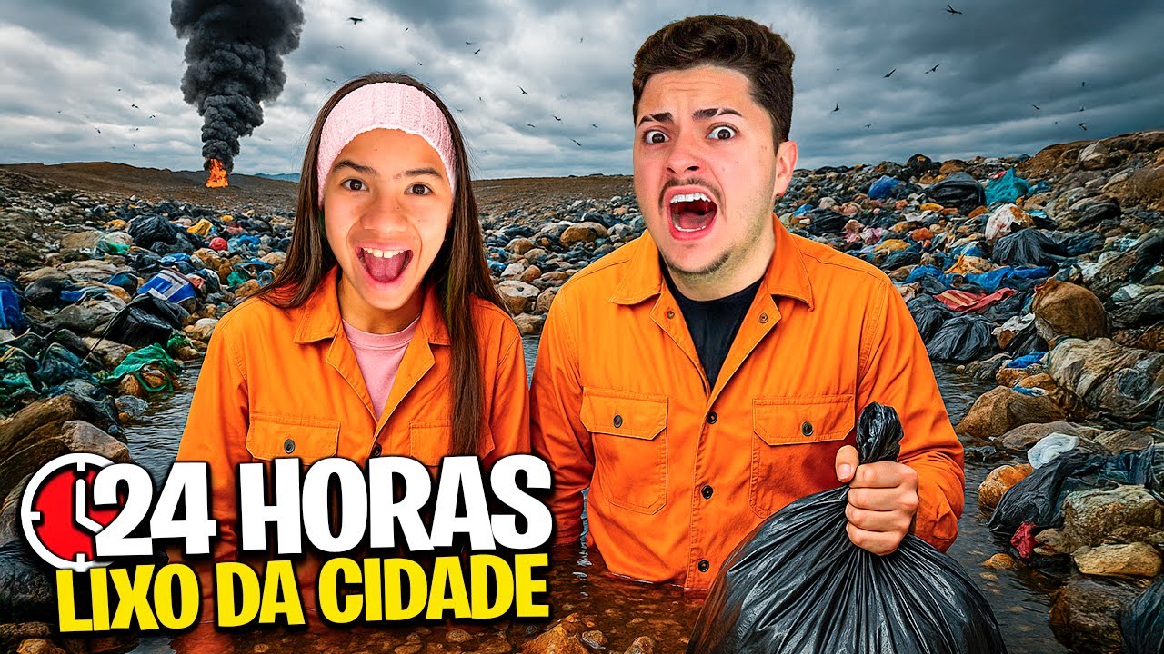 O QUE ENCONTRAMOS NO LIXO DOS RICOS DURANTE 24 HORAS!