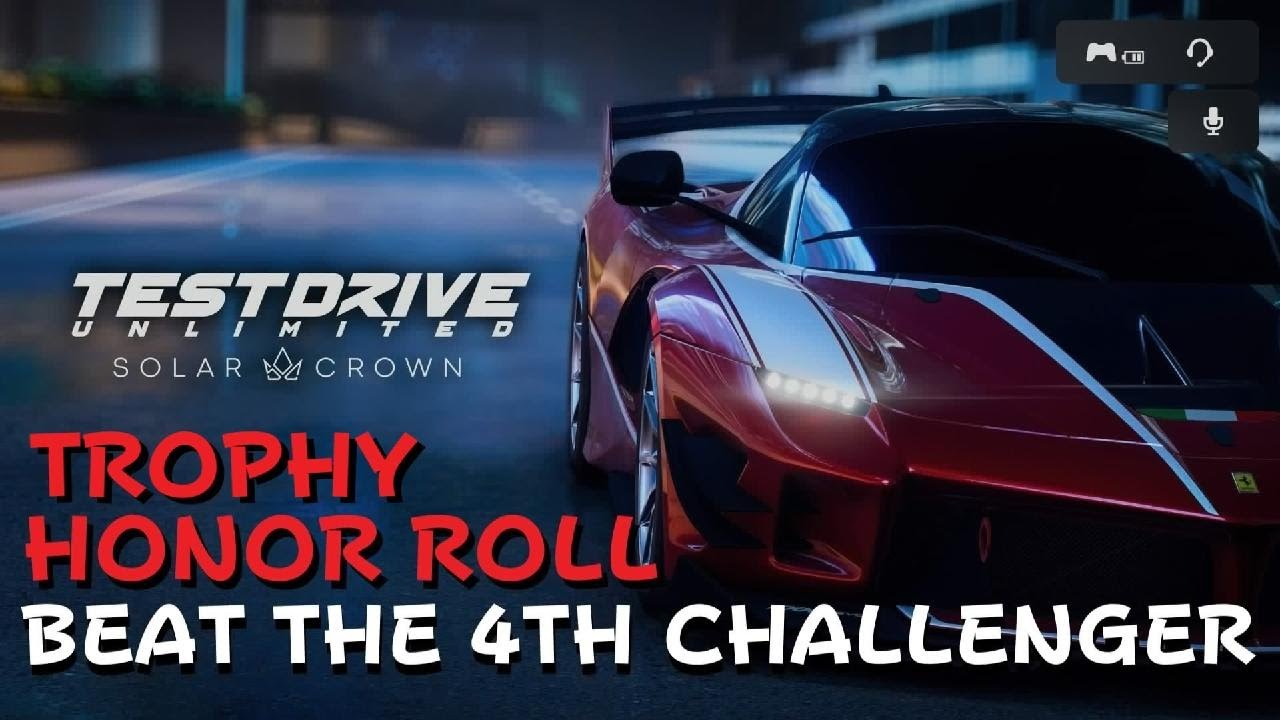 Test Drive Unlimited Solar Crown trophy 'Honor roll'