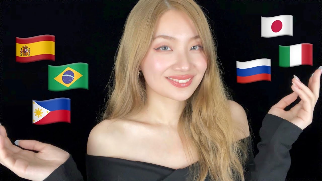 ASMR Trigger Words in Different Languages (Spanish, Portuguese, Japanese, Russian, Tagalog, Italian)