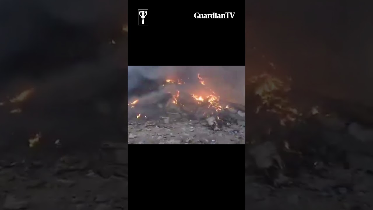 Fire raged for hours after a 22-storey building went ablaze on Lagos Island