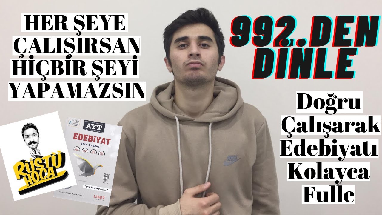 27-) EDEBİYATLARI FULLÜYORUZ ! | EDEBİYAT NASIL ÇALIŞILIR | #yks