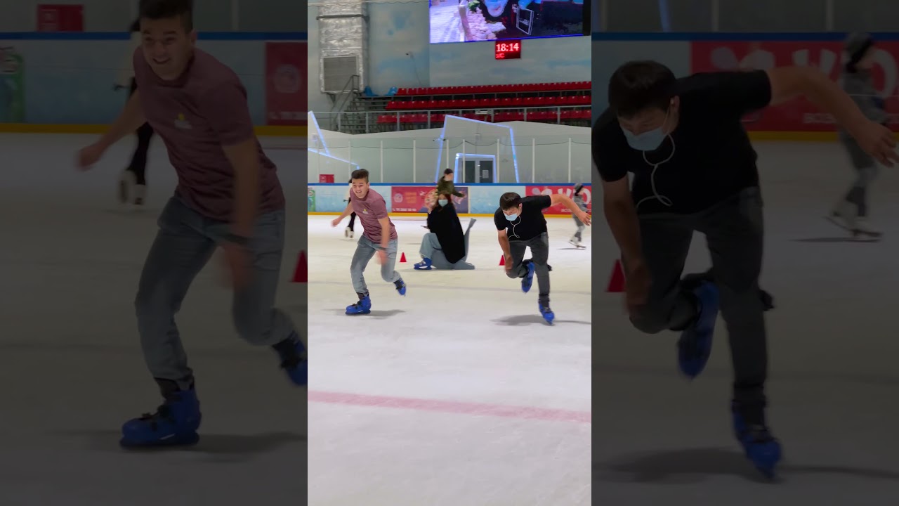 Mani Yutsez 50.000 SO'M Beraman!💰 Kim Tezroq Konki Uchish⛸🔥
